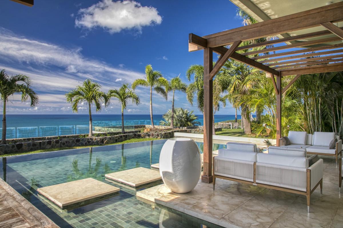 Location villa Saint Martin Indigo Bay - Villa 4 chambres 8 personnes - vue mer - Piscine - Villa de luxe (11)